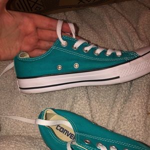 Mediterranean Blue colored converse